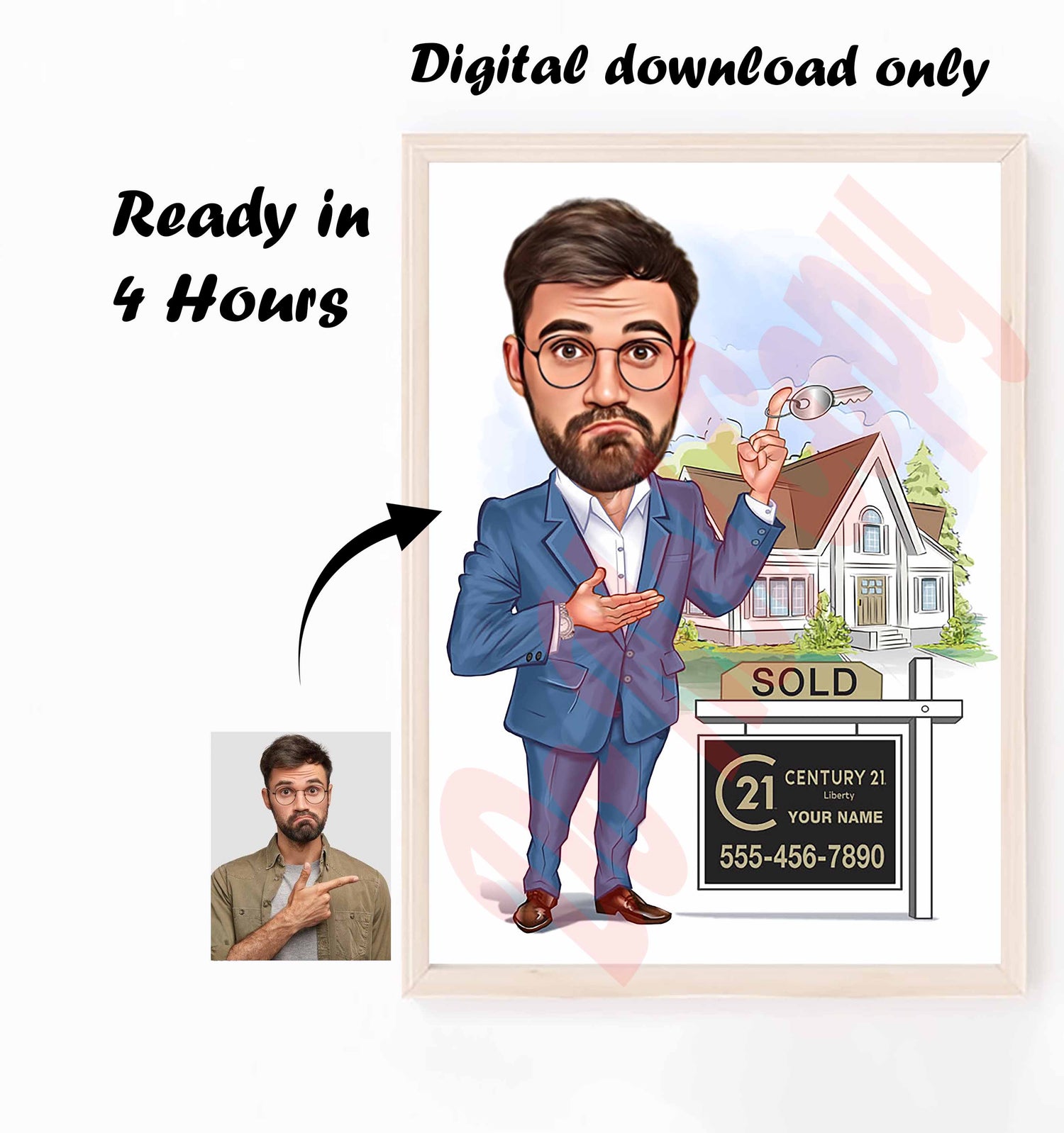 Realtor Caricature