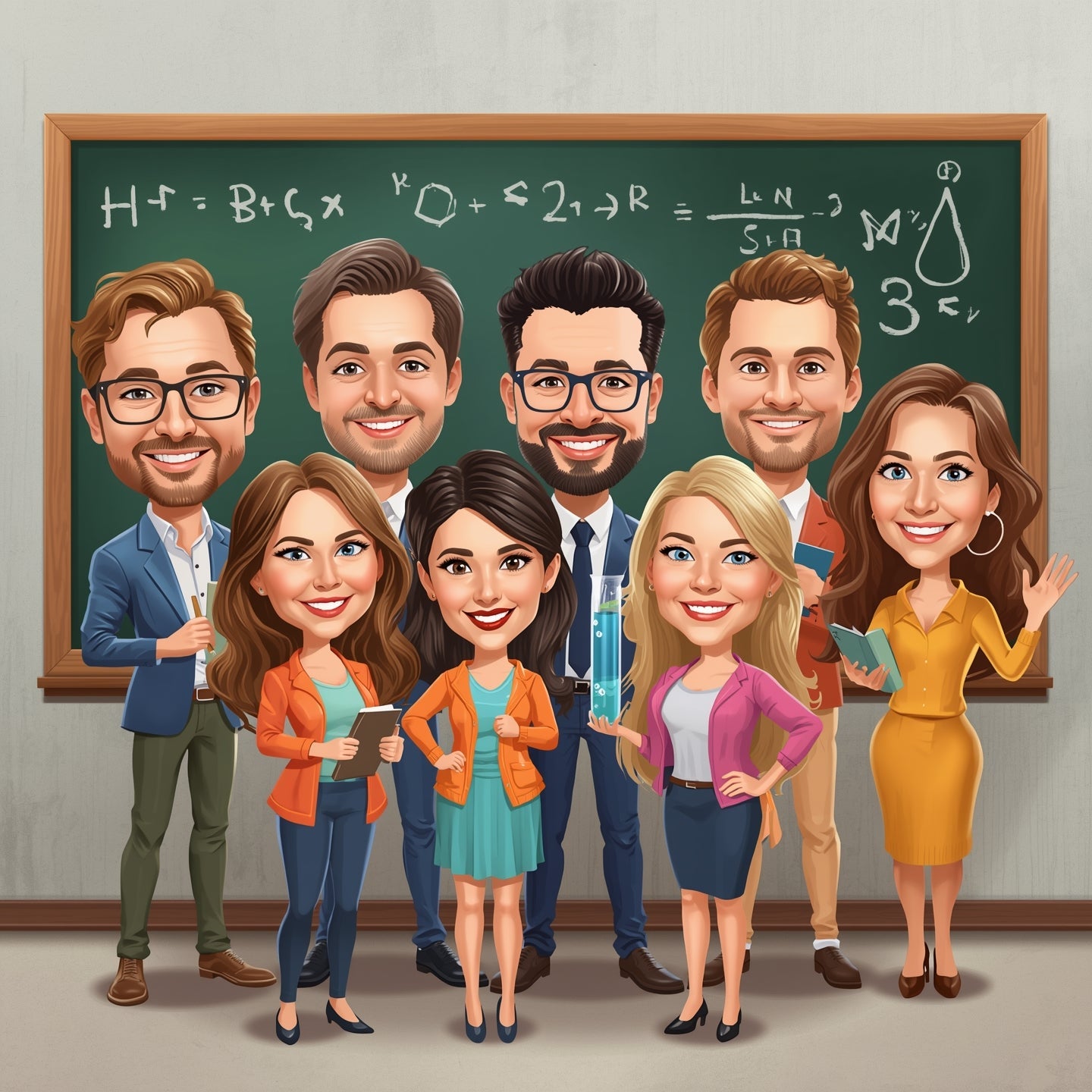 Teacher Caricature